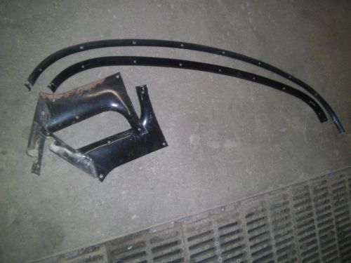 1954 lincoln capri rear window interior garnish trim vintage restoration hot rod