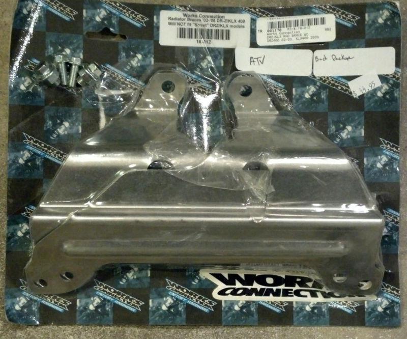 Sell Suzuki DRZ400 Works Connection Radiator Braces KLX400 Rad Support 0204 drz 400 in