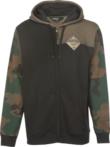 Fly racing adult patch hoodie camo hoody s-2xl