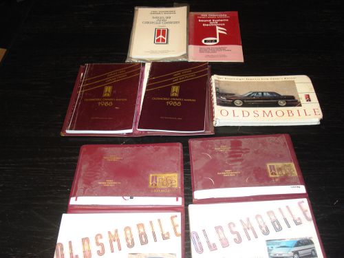 Lot of 5 oldsmobile owners manuals
