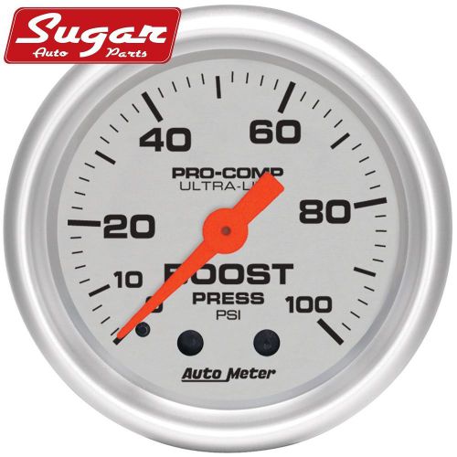 Auto meter 4306 ultra-lite; mechanical boost gauge
