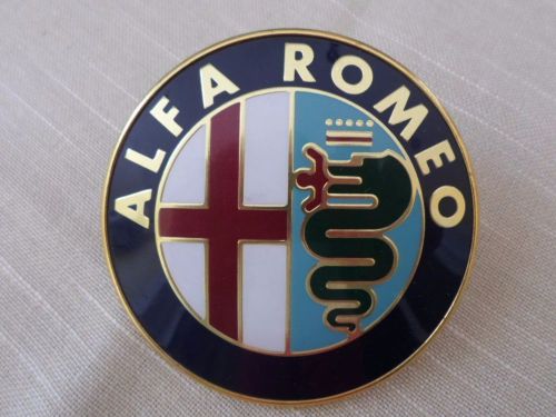 Alfa romeo car emblem genuine