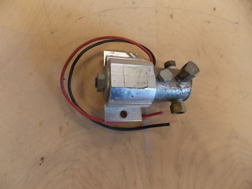 Electric brake shut off valve