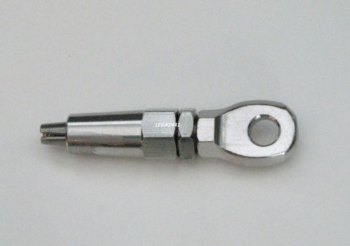 2 x  bbt brand 316 grade stainless steel no swage eye terminal for 4 mm wire