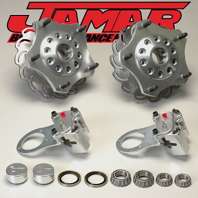 Jamar performance front disc brake kit for combo link spindles - sandrail parts