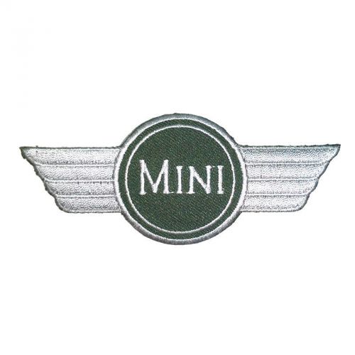 Mini cooper &#034;wings logo&#034; patch 3&#034;