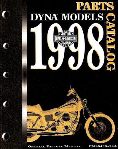 1998 harley-davidson dyna models parts catalog manual -dyna-fxd-fxdl-fxds-fxdwg