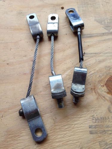 Mid year corvette seat belt cables