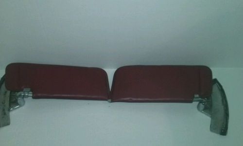 Corvette original c3 sunvisor with all header hardware complete pair