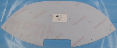 1966 amf ski-daddler vintage snowmobile windshield white short custom sport