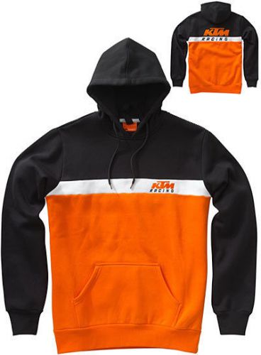 Genuine ktm racing team hoodie hoody sweatshirt black/orange medium sm