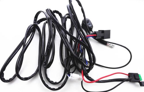 Led off road bar wiring 14v 60a relay 30a fuse on-off power switch 300w