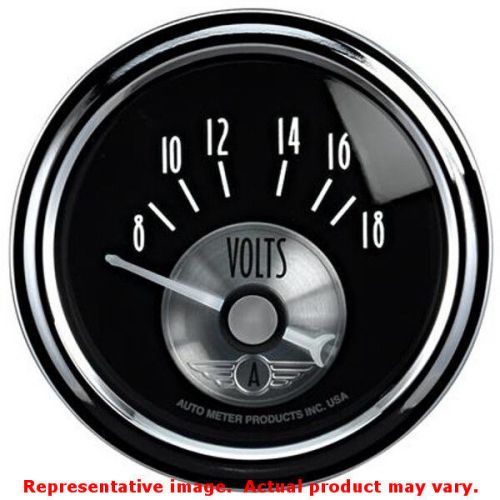 Auto meter 2093 prestige black diamond series chrome 2-1/16&#034; (52.4mm) range: 8-