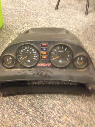 Skidoo formula mach 1 z gauge cluster panel speedo tach temp fuel gauge