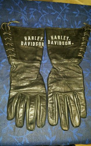 Harley davidson leather gloves very nice