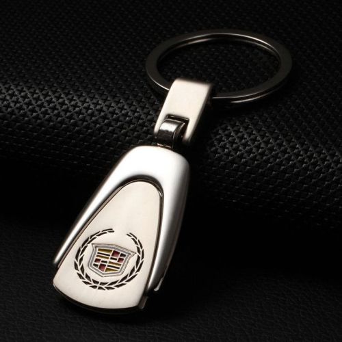 Rubber wheel tyre tire metal keychain key chain ring keyring wheel for cadillac