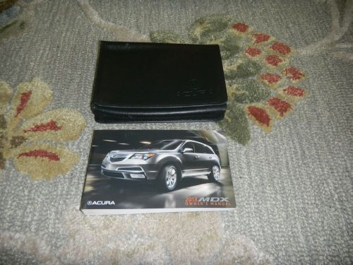 2013 acura mdx owners maual set + free shipping