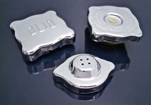 Alfa romeo giulia + bertone 70-78 chrome cap set oil + radiator + coolant reserv