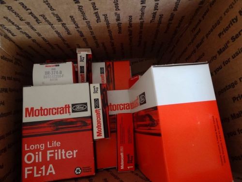 Lot of genuine motorcraft ford oem new parts box lot