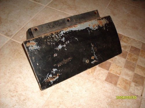 1967 1968 ford mustang glove box door with hinge and insert oem