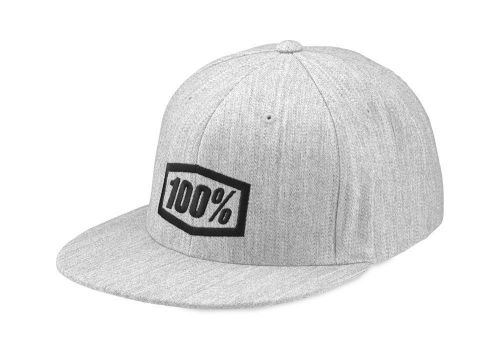 100% essential hat gray small-medium sm-md