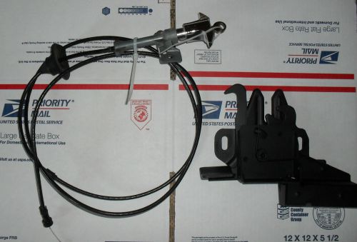 73-79 ford pickup factory underdash 75 locking hood cable conversion with 1key