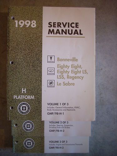1998 pontiac bonneville oldsmobile eighty eight buick lesabre service manual
