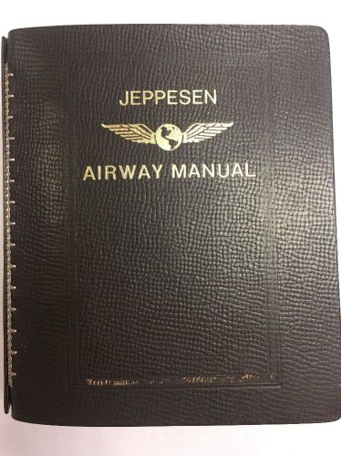 Jeppesen airway manual binder &amp; set u.s low altitude planning &amp; enroute charts