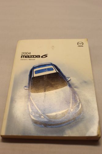 2004 mazda 6 owners manual book only free shipping
