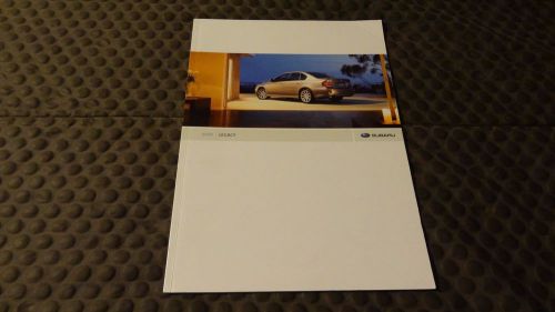 Subaru legacy brochure 2008 2.5i, 2.5gt, spec b, 3.0r limited