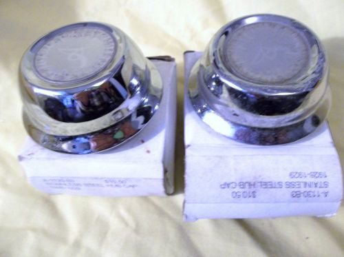 1928 29 ford hub caps, pr, used condition.