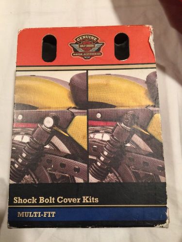 Harley davidson multi-fit shock bolt cover kit. save $15!!!