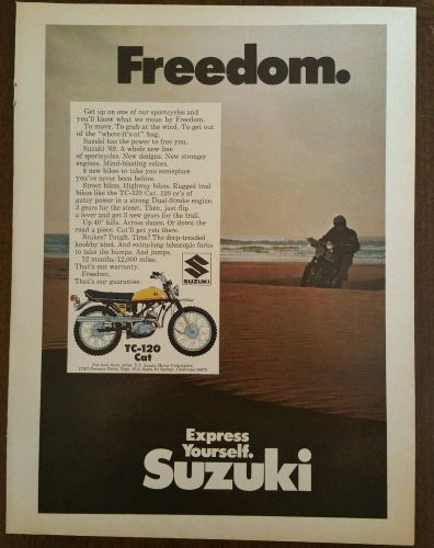 Vintage suzuki ad