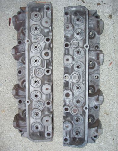 Ford fe  427  low riser heads c4ae-6090-g    remanufactured with harden seats