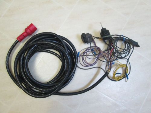 Omc evinrude johnson outboard control wiring harness red plug key switch 174969