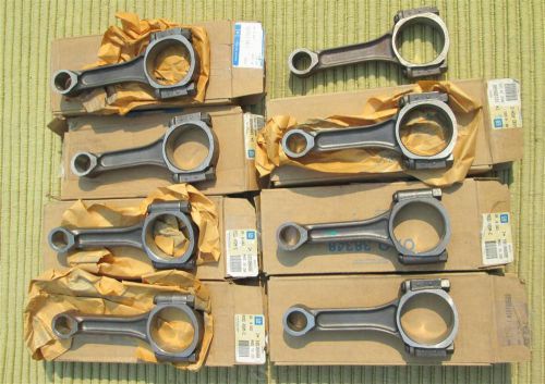 Set of 8 nos chevrolet 10108688 connecting rods i-beam pm 5.700&#039;&#039; powered metal