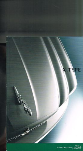 Big 2003 jaguar x type brochure / catalog; 2.5, 3.0, sport package