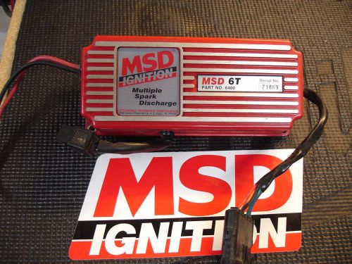 Msd #6400,#6400 ignition--serial#71869--  tested,guaranteed to work.--