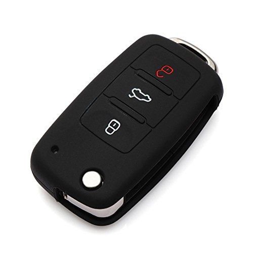 9 moon 9 moon® silicone remote flip key fob silicone case cover for vw