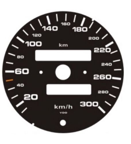 New porsche 964 993 speedometer gauge face dial kph kmh
