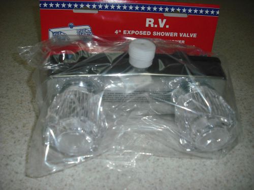 Rv - chrome replacement shower only faucet -  no spigot - round handles