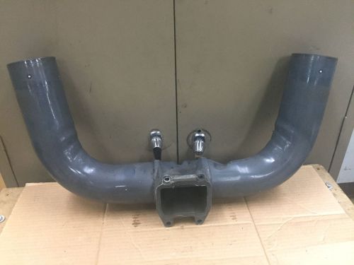 985715 omc cobra  exhaust y-pipe with flappers