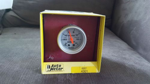Autometer 4301 2 1/16 ultra lite 20 psi mechanical boost vacuum gauge