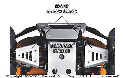 Oem kawasaki teryx front a-arm guards tx750-020