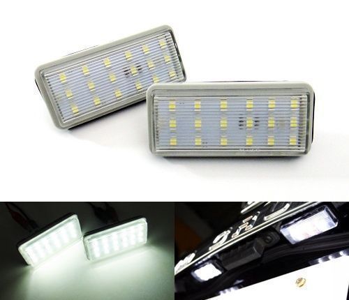 Canbus white led license plate light kit direct fit for lexus gx470 lx470 lx570