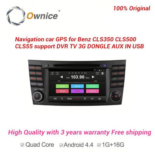 Android 4.4 quad core navi car gps for benz support dvr tv 3g dongle aux in usb