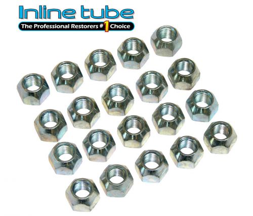 1964-72 gm olds chevy pontiac buick dog dish hub cap standard wheel lug nut set