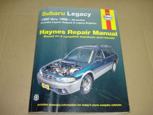 1990 - 1999 subaru legacy repair manual