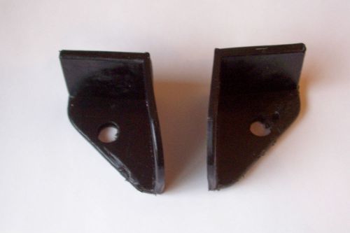 Fiat 850 coupe rear seat bottom plastic retaining covers