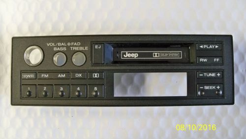 Nosepiece faceplate trim bezel 1980&#039;s amc jeep electronic radio cassette